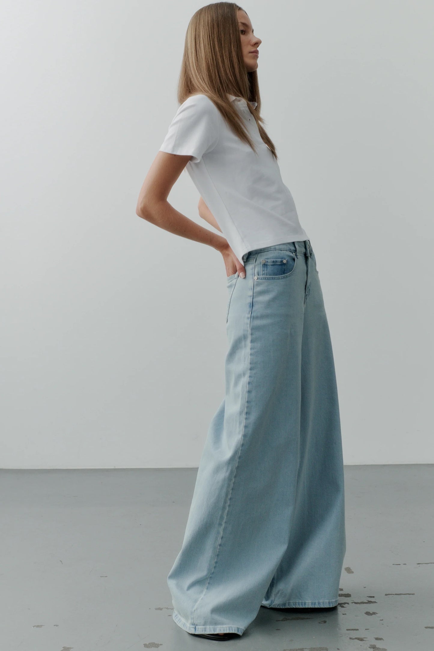 Tyla Oversize Jeans Wash Cannes