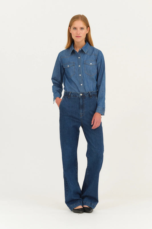 Brooke French Jeans Wash Middark Nottingham