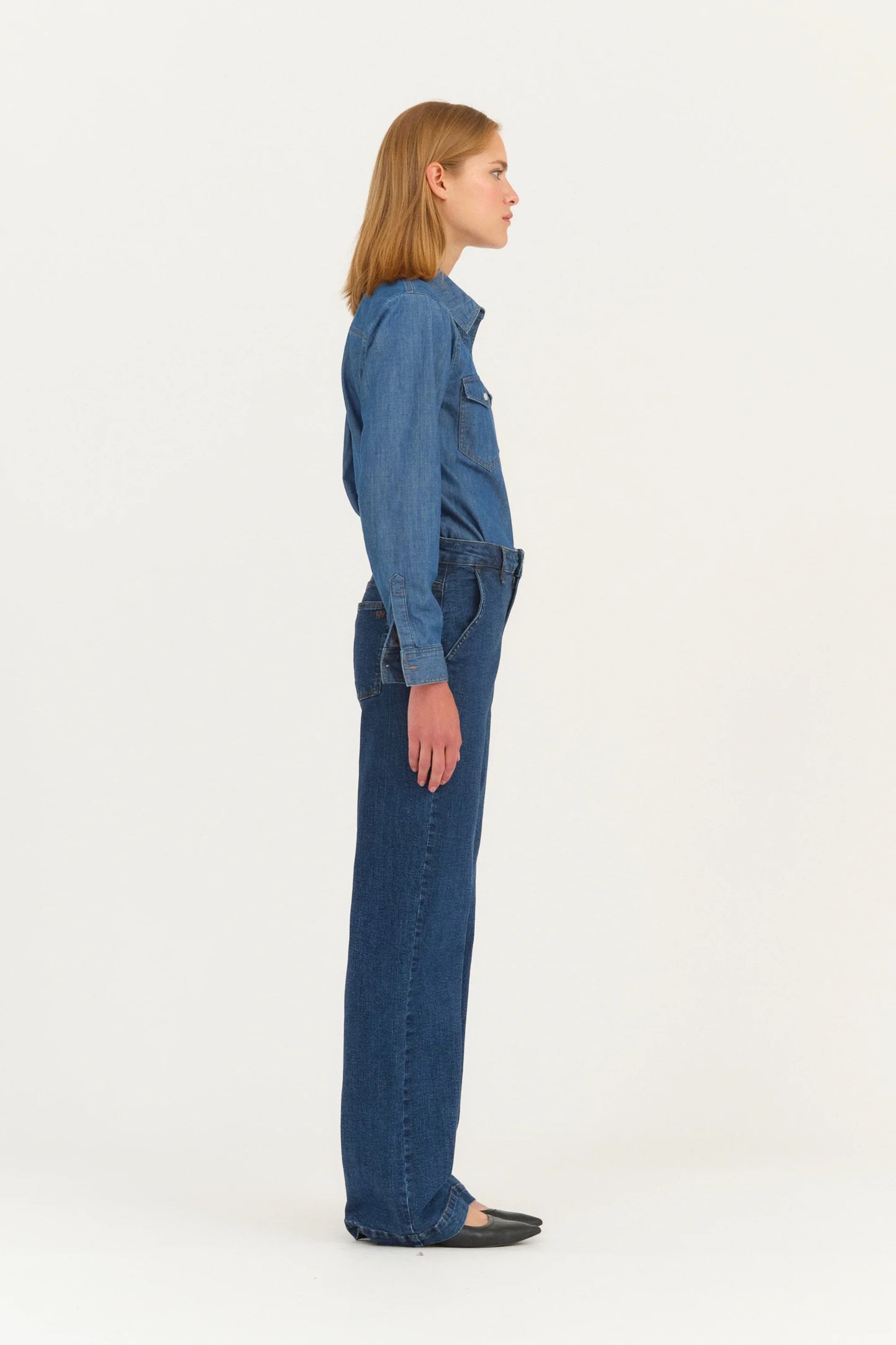 Brooke French Jeans Wash Middark Nottingham