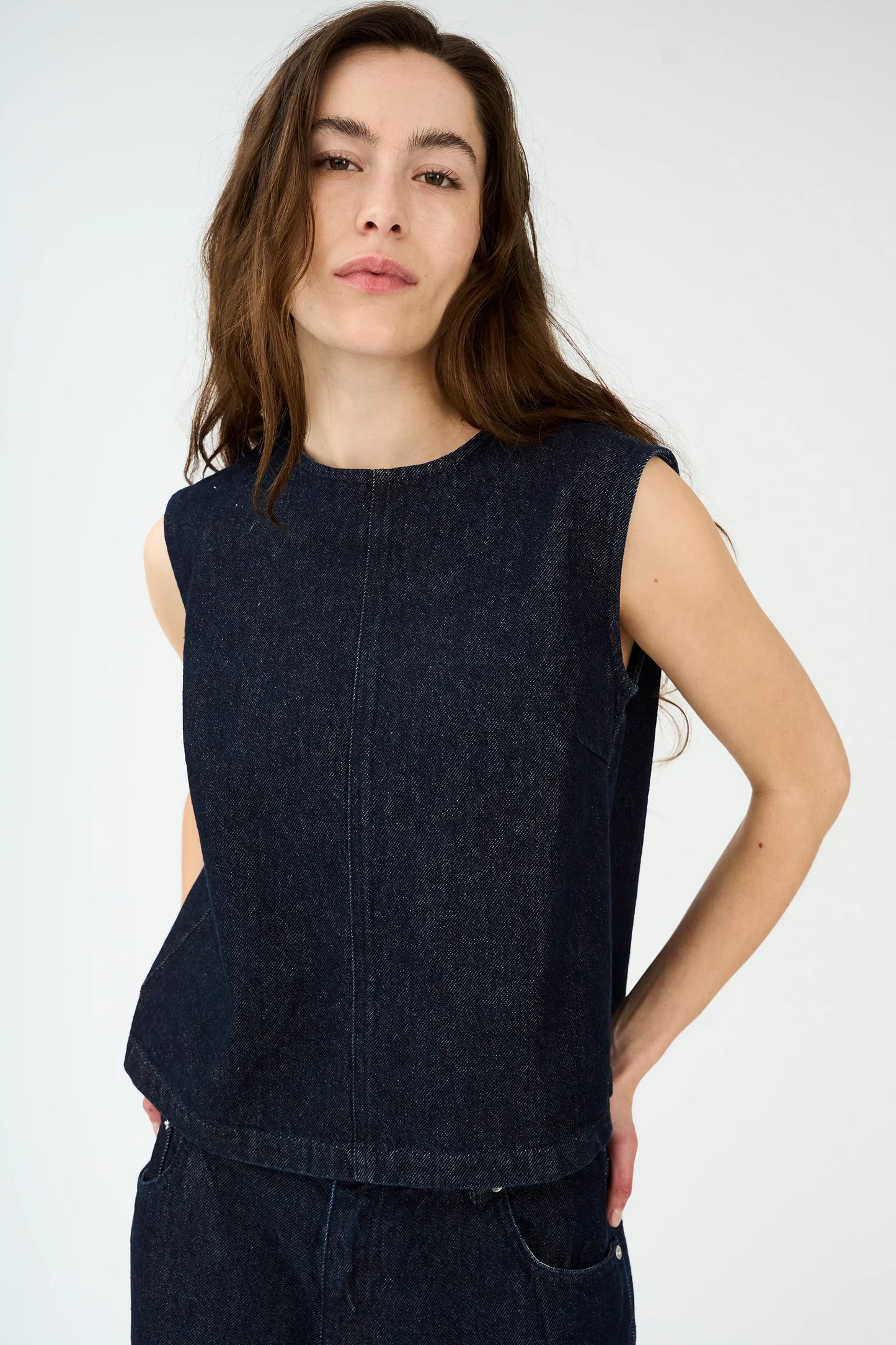 Heaven Cross Back Top Wash Hong Kong Rinse