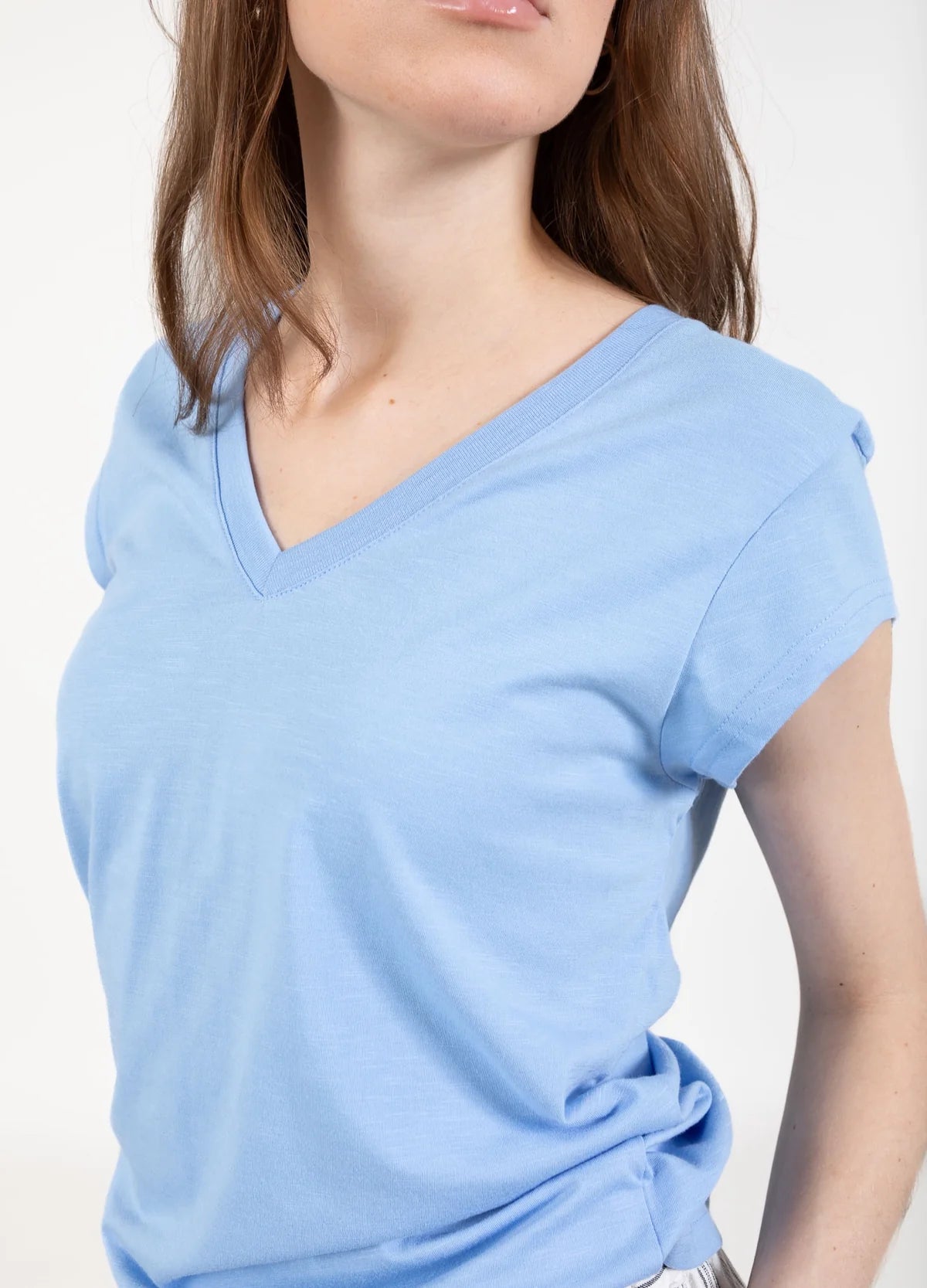 Basic V-neck T-shirt