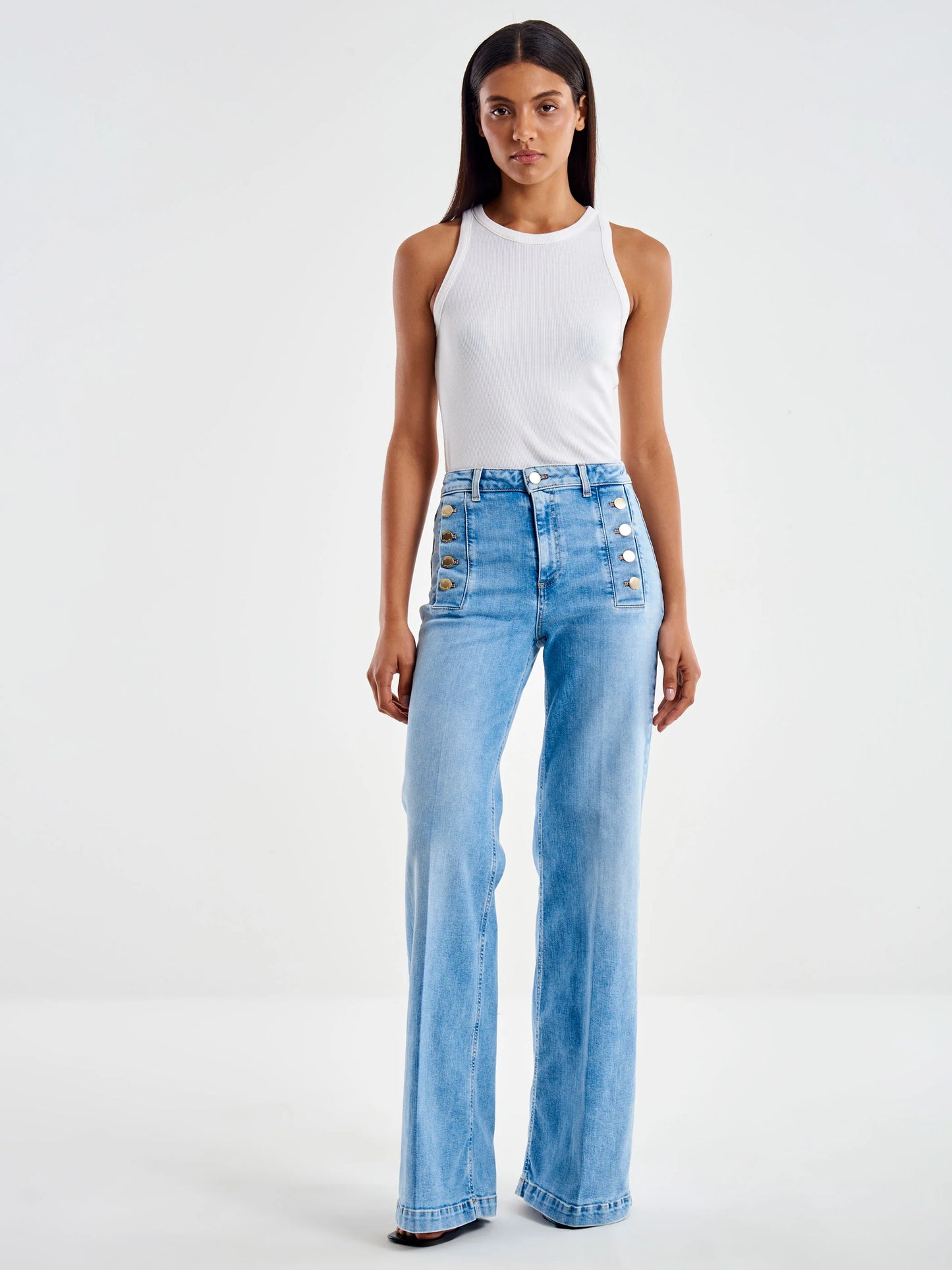 Giudith Jeans Med Knappar