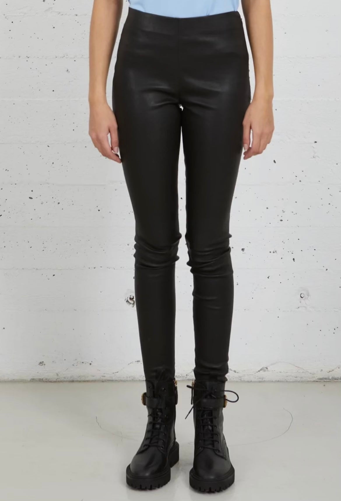 Mynte leather leggings