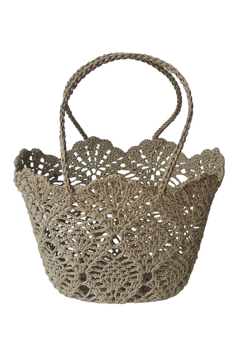 Daisy Crochet Basket