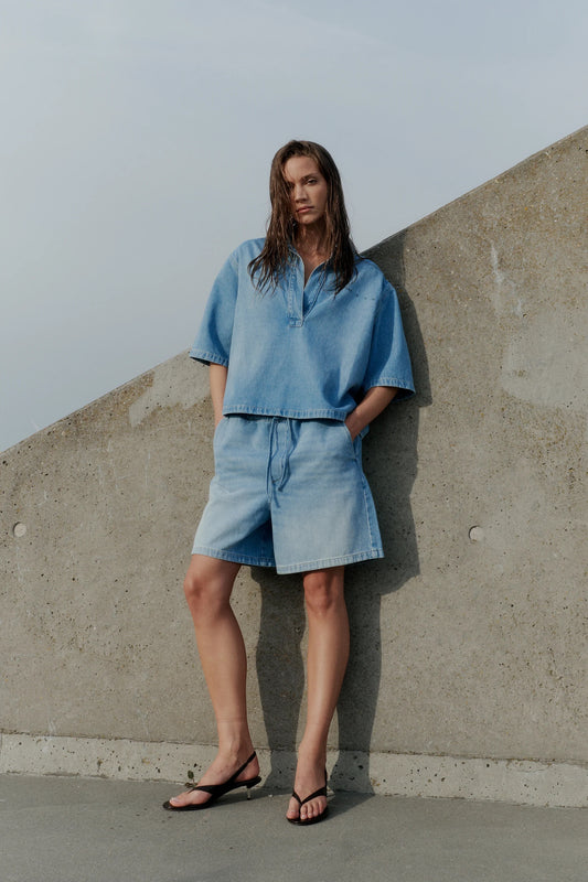 Opera Tie Shorts Wash Lille