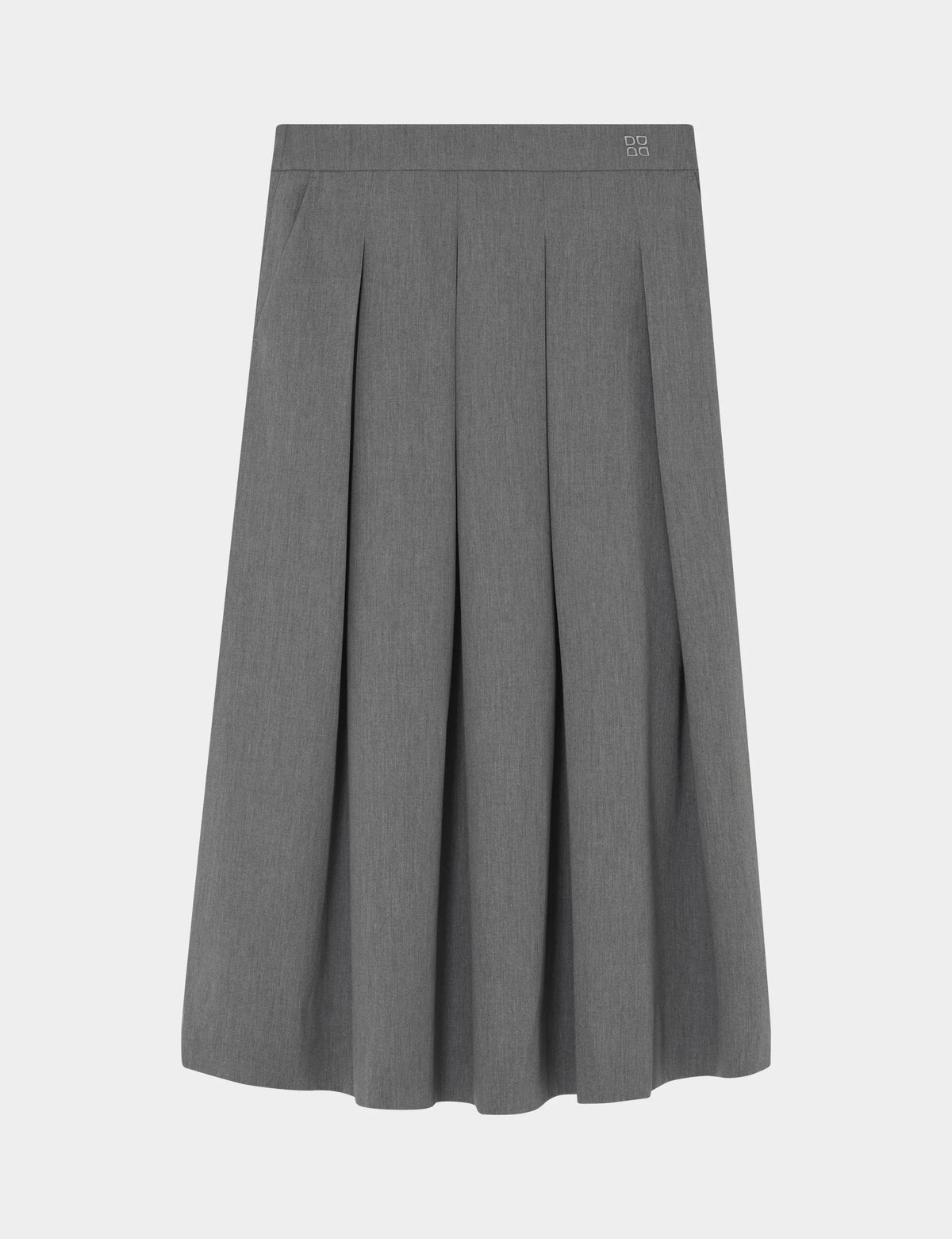 Chai Classic Gabardine Kjol Grå