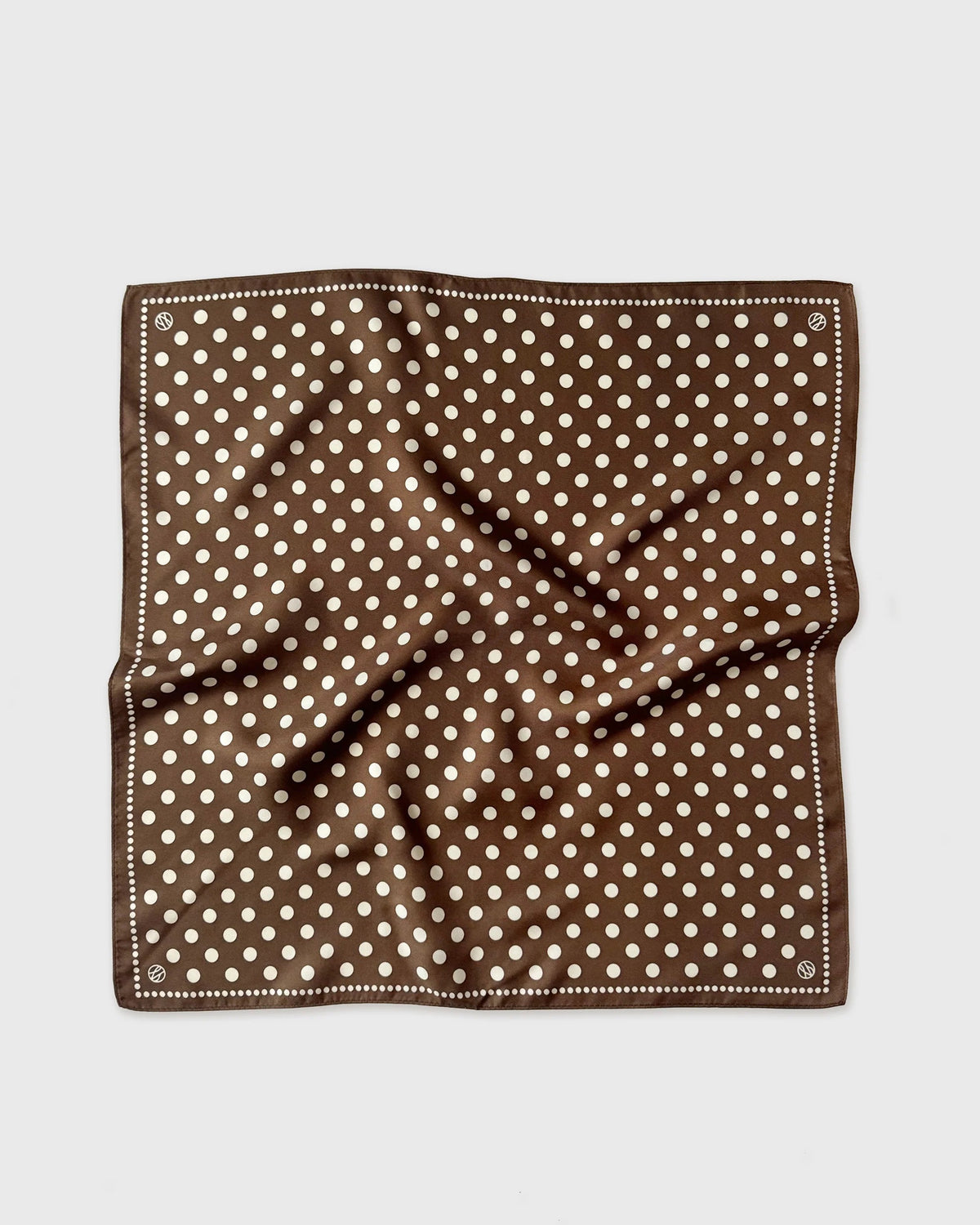 Polkadot Scarf Brun
