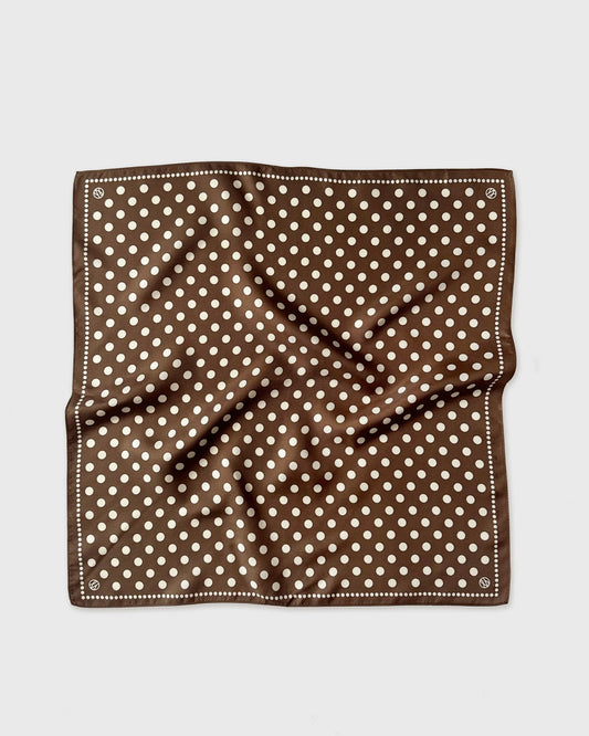 Polkadot Scarf Brun