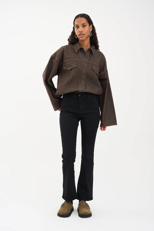 IVY-Johanna Kick Flare Wash Cool Excellent Black