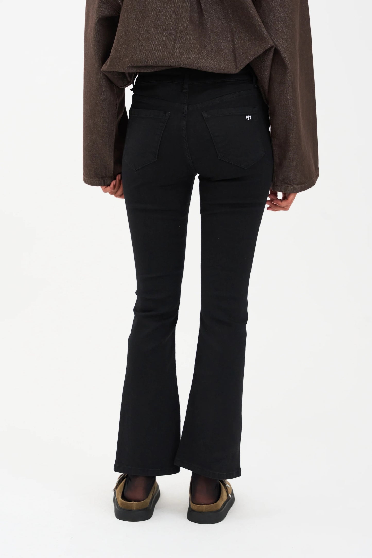 IVY-Johanna Kick Flare Wash Cool Excellent Black