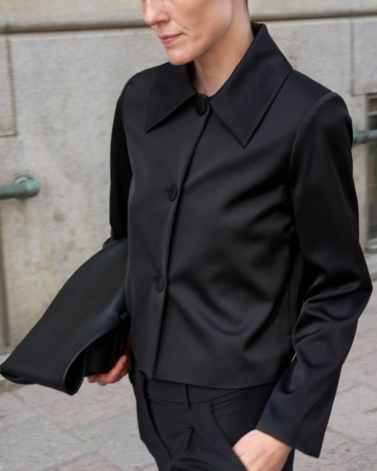 Donna Satin Kavaj