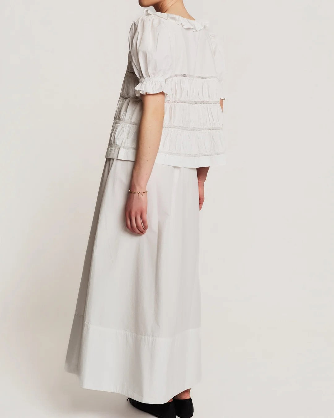 Poplin Bow Blus