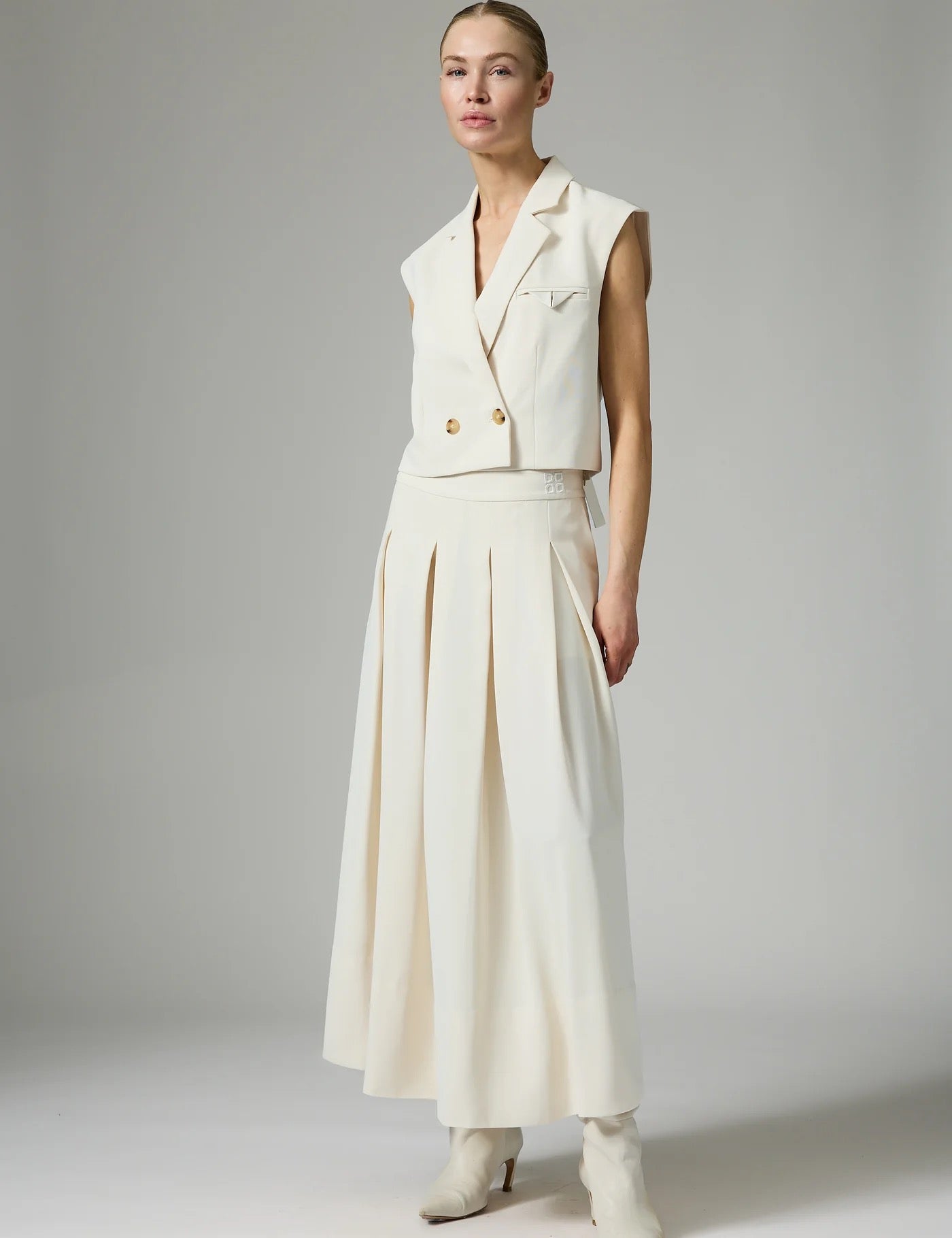 Chai Classic Gabardine Kjol
