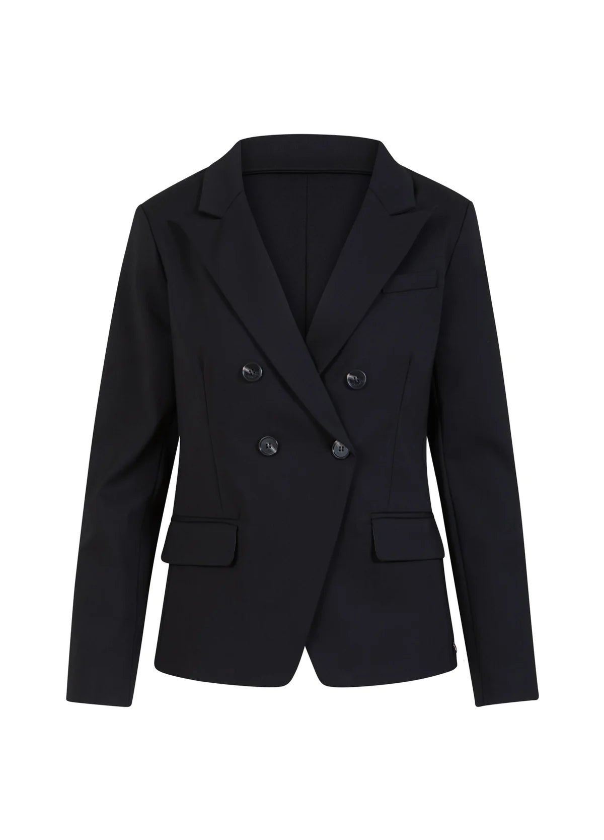 Double-breasted blazer with utility details