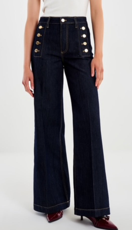 Giudith Jeans Med Knappar