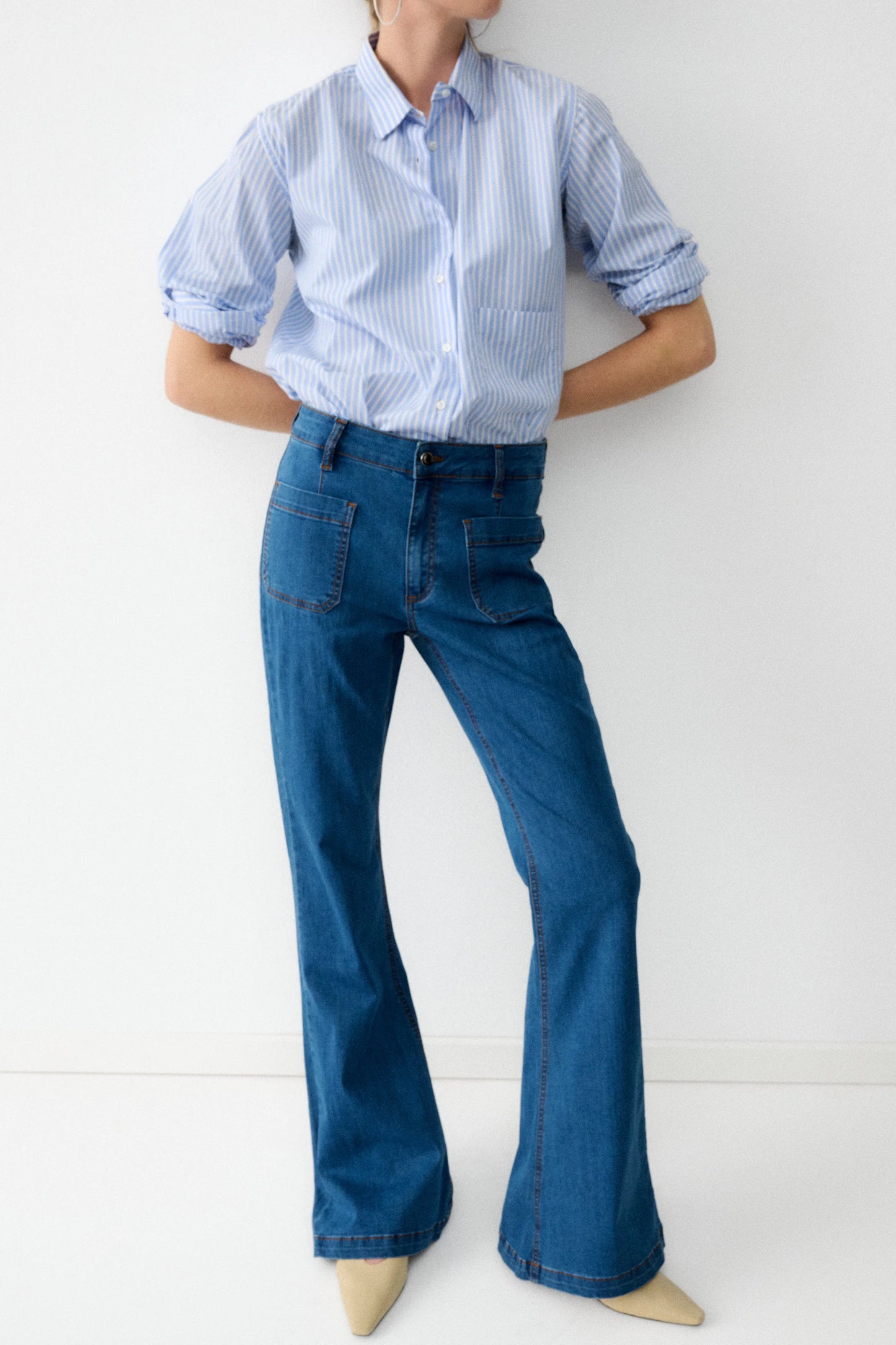 Ann Charlotte Jeans Excl. Greece Rinse Blue